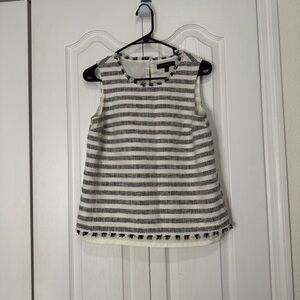 Banana Republic Striped Sleeveless Top (B2)